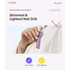 image:imageMelodySusie PocketNail Slim Ergonomic PenShaped USB Nail Drill PC100G 20000RPM Portable Electric File for All Manicure Pedicure Nail Care Shaping amp Gel Removal at Home for BeginnersGrape Ice