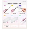 image:imageMelodySusie PocketNail Slim Ergonomic PenShaped USB Nail Drill PC100G 20000RPM Portable Electric File for All Manicure Pedicure Nail Care Shaping amp Gel Removal at Home for BeginnersPink