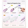 image:imageMelodySusie PocketNail Slim Ergonomic PenShaped USB Nail Drill PC100G 20000RPM Portable Electric File for All Manicure Pedicure Nail Care Shaping amp Gel Removal at Home for BeginnersRose Gold
