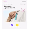 image:imageMelodySusie PocketNail Slim Ergonomic PenShaped USB Nail Drill PC100G 20000RPM Portable Electric File for All Manicure Pedicure Nail Care Shaping amp Gel Removal at Home for BeginnersLight Blue