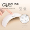 image:imageMelodySusie PocketSized LED UV Nail Lamp with UltraLightweight Design PART04 UV Light Cures All Soft Gels at Home Especially Instant Nails SemiCured Gel Base Coat amp Top Coat WhiteWhite