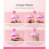 image:imageMelodySusie PocketSized LED UV Nail Lamp with UltraLightweight Design PART04 UV Light Cures All Soft Gels at Home Especially Instant Nails SemiCured Gel Base Coat amp Top Coat WhitePink