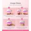 image:imageMelodySusie PocketSized LED UV Nail Lamp with UltraLightweight Design PART04 UV Light Cures All Soft Gels at Home Especially Instant Nails SemiCured Gel Base Coat amp Top Coat WhiteWhite