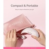 image:imageMelodySusie PocketSized LED UV Nail Lamp with UltraLightweight Design PART04 UV Light Cures All Soft Gels at Home Especially Instant Nails SemiCured Gel Base Coat amp Top Coat WhiteWhite
