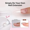 image:imageMelodySusie Poly Gel 60g HemaFree Nail Extension Nail Thickening Builder Gel UV Lamp Cured Art Design Manicure Gift for Women ClearClear