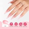 image:imageMelodySusie Poly Gel 60g HemaFree Nail Extension Nail Thickening Builder Gel UV Lamp Cured Art Design Manicure Gift for Women ClearLight pink042