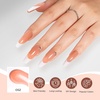 image:imageMelodySusie Poly Gel 60g HemaFree Nail Extension Nail Thickening Builder Gel UV Lamp Cured Art Design Manicure Gift for Women ClearNatural orange052