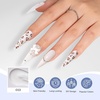 image:imageMelodySusie Poly Gel 60g HemaFree Nail Extension Nail Thickening Builder Gel UV Lamp Cured Art Design Manicure Gift for Women ClearWhite013