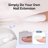 image:imageMelodySusie Poly Gel 60g HemaFree Nail Extension Nail Thickening Builder Gel UV Lamp Cured Art Design Manicure Gift for Women ClearWhite013