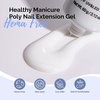 image:imageMelodySusie Poly Gel 60g HemaFree Nail Extension Nail Thickening Builder Gel UV Lamp Cured Art Design Manicure Gift for Women ClearWhite013