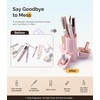 image:imageMelodySusie Portable USB Nail Drill with GelCarousel for Nail Polish Bottle Holder and Nail Art Tools Organizer and 3Pcs Nail Art Brush