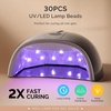 image:imageMelodySusie Professional Cordless UV Nail Lamp with Metal Base PPlus30GT Nail Dryer with Smart Sensor for Salon amp DIY Home Use Fast Cures All Hard Gels Especially Extension amp Glitter Gel PolishesSilver