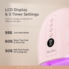 image:imageMelodySusie Professional Cordless UV Nail Lamp with Metal Base PPlus30GT Nail Dryer with Smart Sensor for Salon amp DIY Home Use Fast Cures All Hard Gels Especially Extension amp Glitter Gel PolishesPink