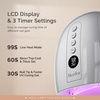 image:imageMelodySusie Professional Cordless UV Nail Lamp with Metal Base PPlus30GT Nail Dryer with Smart Sensor for Salon amp DIY Home Use Fast Cures All Hard Gels Especially Extension amp Glitter Gel PolishesSilver