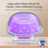 image:imageMelodySusie Professional Cordless UV Nail Lamp with Metal Base PPlus30GT Nail Dryer with Smart Sensor for Salon amp DIY Home Use Fast Cures All Hard Gels Especially Extension amp Glitter Gel PolishesSilver
