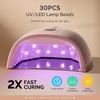 image:imageMelodySusie Professional Cordless UV Nail Lamp with Metal Base PPlus30GT Nail Dryer with Smart Sensor for Salon amp DIY Home Use Fast Cures All Hard Gels Especially Extension amp Glitter Gel PolishesPink