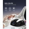 image:imageMelodySusie Professional Metal Base UV Nail Lamp SPro27T Fast Curing Nail Dryer with 3 Timers amp Smart Sensor for Salon Cures All Gels Especially Hard Extension Acrylic amp Chrome Gel Polishes