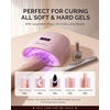 image:imageMelodySusie Professional UV LED Nail Lamp PPlus30I High Efficient Nail Dryer with 3 Timers amp Detachable Base Cures All Hard Gels Especially Rhinestone Glue Solid amp Liner Gel Polishes54w Nail Lamppink