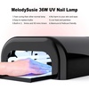 image:imageMelodySusie Professional UV Nail Lamp with 4 Light Tubes amp Metal Sliding Base SPro04 SalonGrade Fast Curing Nail Dryer for 3D Printer UV Resin Hard Gel Extension amp Acrylic Gel Polishes