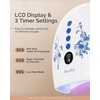 image:imageMelodySusie Rechargeable UV LED Nail Lamp PPLUS30G Cordless UV Nail Light for Gel Nails with 3 Timer Settings Professional Nail Dryer for Salon amp Home Use