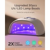 image:imageMelodySusie Rechargeable UV LED Nail Lamp PPLUS30G Cordless UV Nail Light for Gel Nails with 3 Timer Settings Professional Nail Dryer for Salon amp Home Use