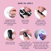 image:imageMelodySusie Semi Cured Gel Nail Strips Blue Star Works with Nail lamp SalonQuality Long Lasting Easy to Apply amp Remove  Includes 30Pcs 2 Prep Pads Nail File amp Wooden Stick