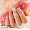image:imageMelodySusie Semi Cured Gel Nail Strips Macaron Gradient Works with Nail lamp SalonQuality Long Lasting Easy to Apply amp Remove  Includes 30Pcs 2 Prep Pads Nail File amp Wooden Stick