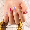 image:imageMelodySusie Semi Cured Gel Nail Strips Rainbow Graffiti Works with Nail lamp SalonQuality Long Lasting Easy to Apply amp Remove  Includes 30Pcs 2 Prep Pads Nail File amp Wooden Stick