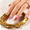 image:imageMelodySusie Semi Cured Gel Nail Strips Rainbow Graffiti Works with Nail lamp SalonQuality Long Lasting Easy to Apply amp Remove  Includes 30Pcs 2 Prep Pads Nail File amp Wooden Stick