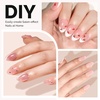 image:imageMelodySusie Short Ballerina X Nail Tips  300Pcs 15 Sizes Clear Acrylic Half Matte Full Cover Press on Nails for DIY Extension amp Salon UsePreShaped for LongLasting ManicureHalf Cover Short Almond