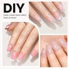 image:imageMelodySusie Short Ballerina X Nail Tips  300Pcs 15 Sizes Clear Acrylic Half Matte Full Cover Press on Nails for DIY Extension amp Salon UsePreShaped for LongLasting ManicureShort Ballerina