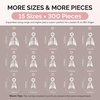 image:imageMelodySusie Short Ballerina X Nail Tips  300Pcs 15 Sizes Clear Acrylic Half Matte Full Cover Press on Nails for DIY Extension amp Salon UsePreShaped for LongLasting ManicureHalf Cover Short Almond