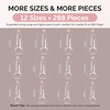 image:imageMelodySusie Short Ballerina X Nail Tips  300Pcs 15 Sizes Clear Acrylic Half Matte Full Cover Press on Nails for DIY Extension amp Salon UsePreShaped for LongLasting ManicureHalf Cover Long Coffin