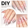 image:imageMelodySusie Short Ballerina X Nail Tips  300Pcs 15 Sizes Clear Acrylic Half Matte Full Cover Press on Nails for DIY Extension amp Salon UsePreShaped for LongLasting ManicureLong Almond Stiletto