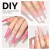 image:imageMelodySusie Short Ballerina X Nail Tips  300Pcs 15 Sizes Clear Acrylic Half Matte Full Cover Press on Nails for DIY Extension amp Salon UsePreShaped for LongLasting ManicureLong Square