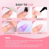 image:imageMelodySusie Short Ballerina X Nail Tips  300Pcs 15 Sizes Clear Acrylic Half Matte Full Cover Press on Nails for DIY Extension amp Salon UsePreShaped for LongLasting ManicureSolid Nail Glue 2PCS