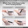 image:imageMelodySusie Super Long Small Crystal Top 31mm Mandrel Bit for Nails 332 Easy Off Nail Drill Bits for Sanding Bands Suitable for Acrylic Nails Gel Manicures and Pedicures Rose PinkBlack