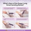 image:imageMelodySusie Super Long Small Crystal Top 31mm Mandrel Bit for Nails 332 Easy Off Nail Drill Bits for Sanding Bands Suitable for Acrylic Nails Gel Manicures and Pedicures Rose PinkPurple