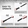 image:imageMelodySusie Super Long Small Crystal Top 31mm Mandrel Bit for Nails 332 Easy Off Nail Drill Bits for Sanding Bands Suitable for Acrylic Nails Gel Manicures and Pedicures Rose PinkBlack