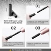 image:imageMelodySusie Super Long Small Crystal Top 31mm Mandrel Bit for Nails 332 Easy Off Nail Drill Bits for Sanding Bands Suitable for Acrylic Nails Gel Manicures and Pedicures Rose PinkBlack