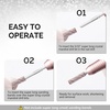 image:imageMelodySusie Super Long Small Crystal Top 31mm Mandrel Bit for Nails 332 Easy Off Nail Drill Bits for Sanding Bands Suitable for Acrylic Nails Gel Manicures and Pedicures Rose PinkWhite