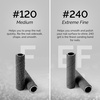 image:imageMelodySusie Super Long Small Crystal Top 31mm Mandrel Bit for Nails 332 Easy Off Nail Drill Bits for Sanding Bands Suitable for Acrylic Nails Gel Manicures and Pedicures Rose PinkBlack