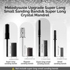 image:imageMelodySusie Super Long Small Crystal Top 31mm Mandrel Bit for Nails 332 Easy Off Nail Drill Bits for Sanding Bands Suitable for Acrylic Nails Gel Manicures and Pedicures Rose PinkBlack