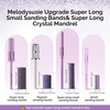 image:imageMelodySusie Super Long Small Crystal Top 31mm Mandrel Bit for Nails 332 Easy Off Nail Drill Bits for Sanding Bands Suitable for Acrylic Nails Gel Manicures and Pedicures Rose PinkPurple