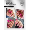 image:imageMelodySusie Thick Gel Nail Polish Set 2 Pcs 15ML Black amp White Gel Polish Set Soak Off UV LED White Gel Polish Christmas Gift for Women Nail Art Manicure Salon DIY Nail Design Decoration at Home2Pcs 15ml Neon Pink  Macaron Pink