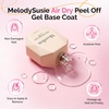 image:imageMelodySusie Thick Gel Nail Polish Set 2 Pcs 15ML Black amp White Gel Polish Set Soak Off UV LED White Gel Polish Christmas Gift for Women Nail Art Manicure Salon DIY Nail Design Decoration at Home15ML AirDry Peelable Base Coat