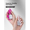 image:imageMelodySusie Thick Gel Nail Polish Set 2 Pcs 15ML Black amp White Gel Polish Set Soak Off UV LED White Gel Polish Christmas Gift for Women Nail Art Manicure Salon DIY Nail Design Decoration at Home2Pcs 15ml Neon Pink  Macaron Pink