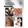 image:imageMelodySusie Thick Gel Nail Polish Set 2 Pcs 15ML Black amp White Gel Polish Set Soak Off UV LED White Gel Polish Christmas Gift for Women Nail Art Manicure Salon DIY Nail Design Decoration at Home2 Pcs 15ML Black  White Gel Polish Set