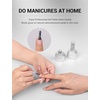 image:imageMelodySusie Thick Gel Nail Polish Set 2 Pcs 15ML Black amp White Gel Polish Set Soak Off UV LED White Gel Polish Christmas Gift for Women Nail Art Manicure Salon DIY Nail Design Decoration at Home15ML Clear Top Coat