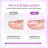 image:imageMelodySusie Thick Gel Nail Polish Set 2 Pcs 15ML Black amp White Gel Polish Set Soak Off UV LED White Gel Polish Christmas Gift for Women Nail Art Manicure Salon DIY Nail Design Decoration at Home15ML Clear Peel Off Gel Base Coat